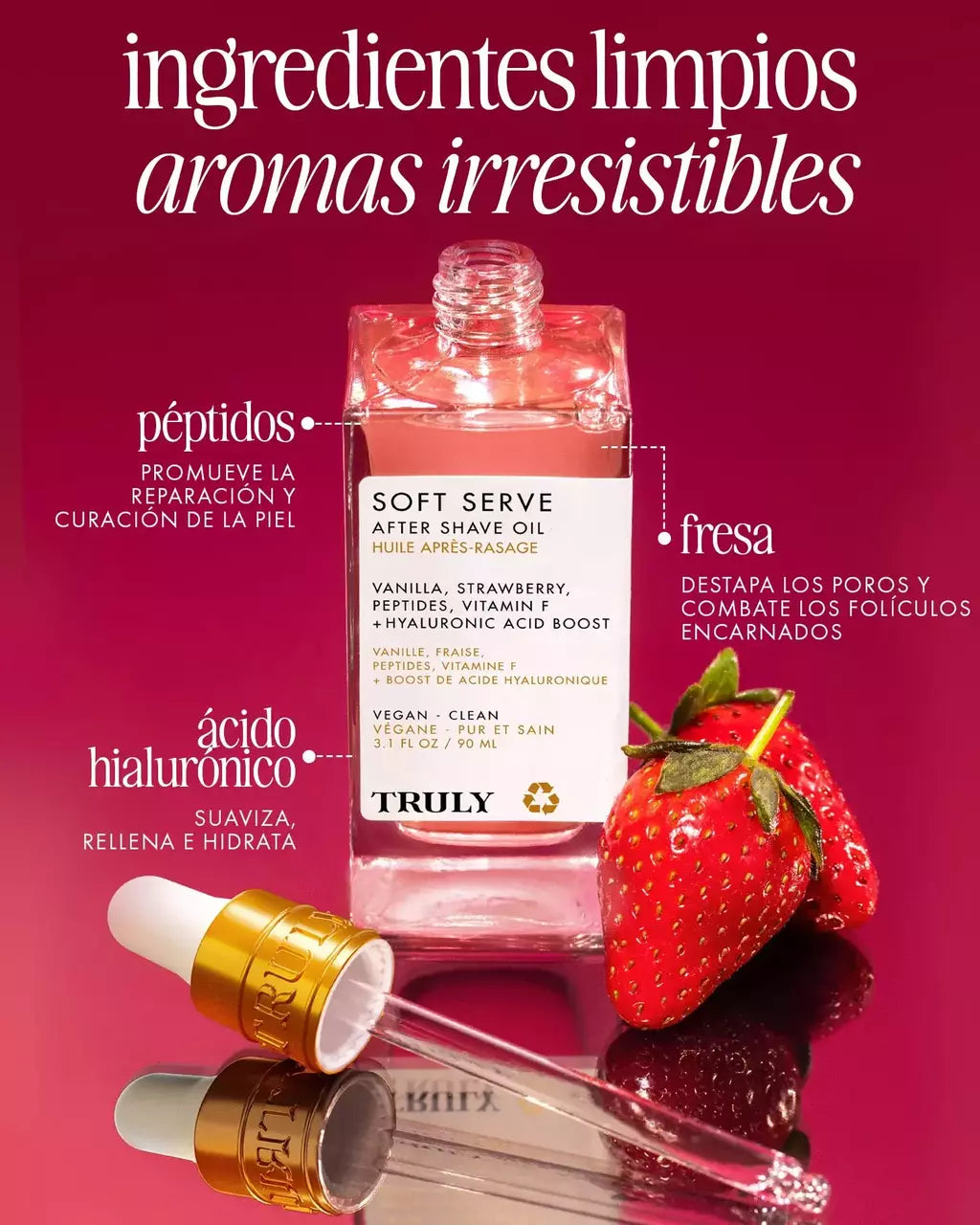 Aceite Truly® | Despídete de manchas, ardor y enrojecimiento