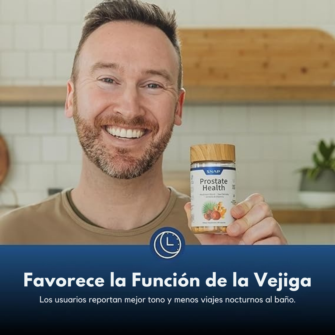 Prostate Health™ – Fórmula Natural para la Salud de la Próstata, Vejiga y Vitalidad Masculina