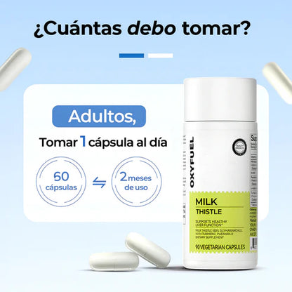 OXYFUEL Cardo Mariano – Detox Hepático & Limpieza de Colon