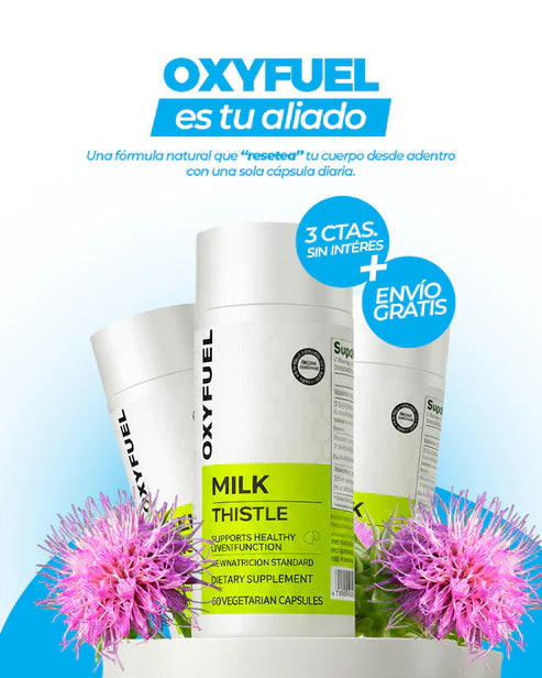 OXYFUEL Cardo Mariano – Detox Hepático & Limpieza de Colon