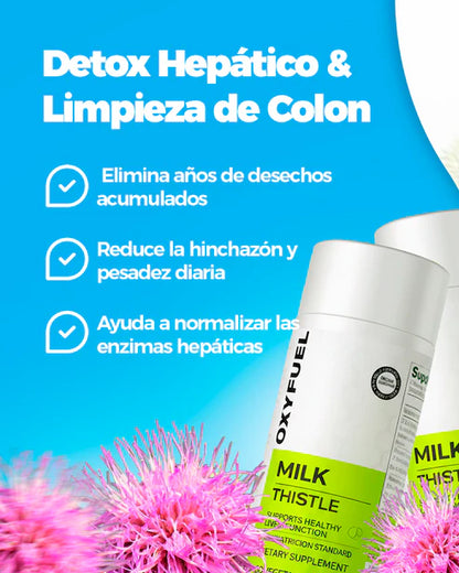 OXYFUEL Cardo Mariano – Detox Hepático & Limpieza de Colon