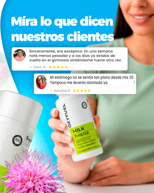 OXYFUEL Cardo Mariano – Detox Hepático & Limpieza de Colon