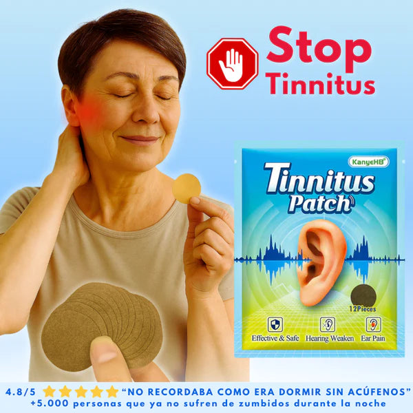 PARCHES HERBALES PARA ZUMBIDO DE OÍDO - TINICALM™